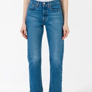Levi’s Wedgie Straight Button Fly Jeans